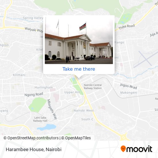 Harambee House map