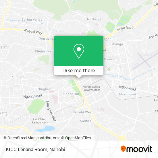 KICC Lenana Room map