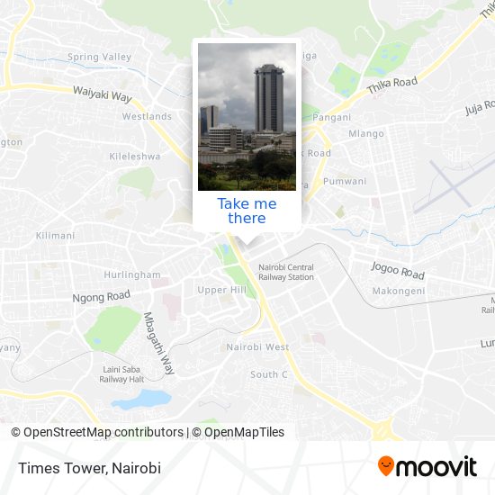 Times Tower map