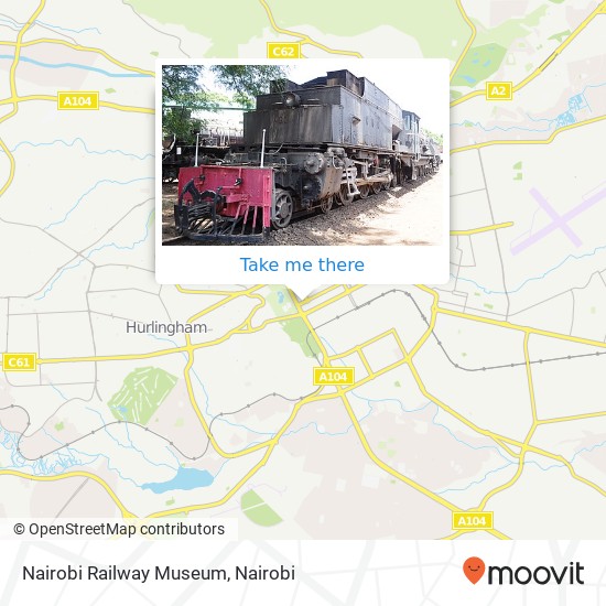 Nairobi Railway Museum map