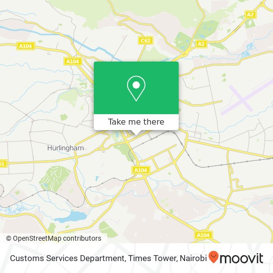 Customs Services Department, Times Tower map