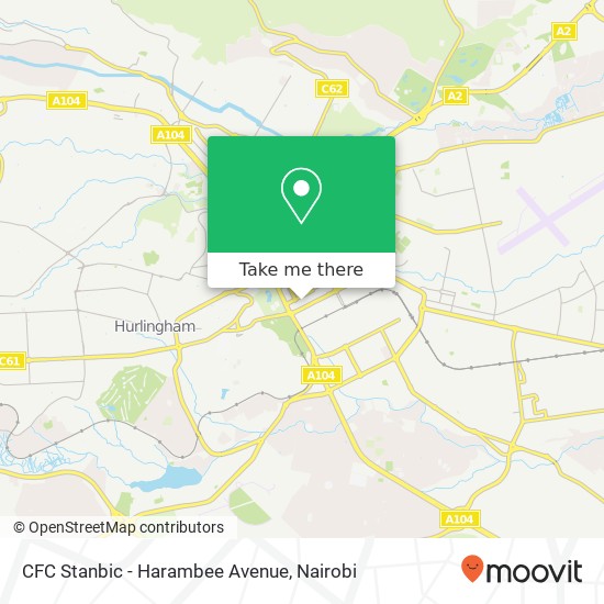 CFC Stanbic - Harambee Avenue map