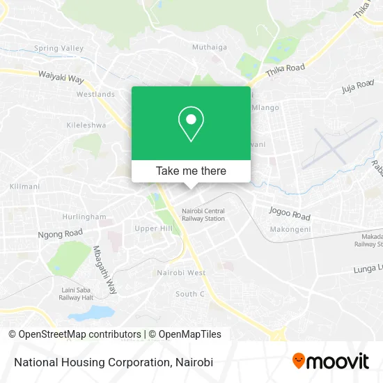 National Housing Corporation map