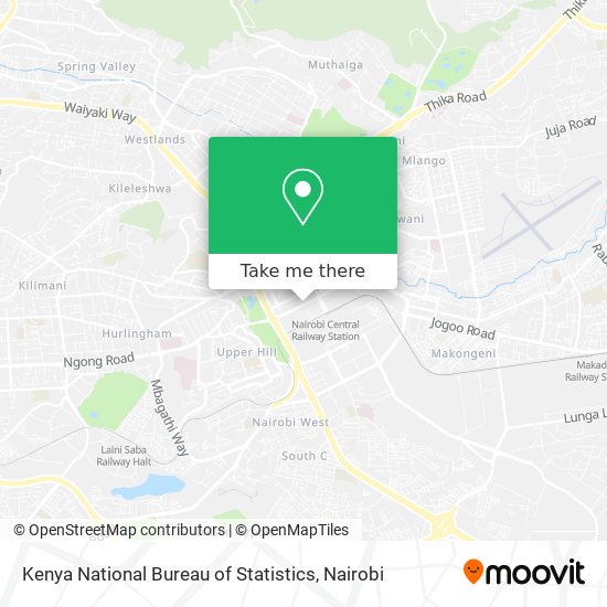 Kenya National Bureau of Statistics map