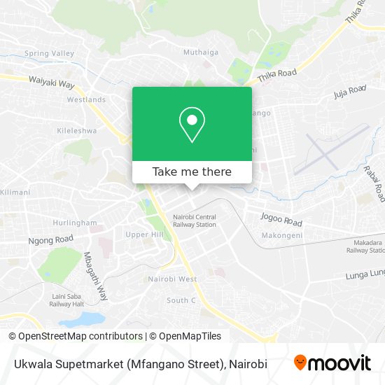 Ukwala Supetmarket (Mfangano Street) map