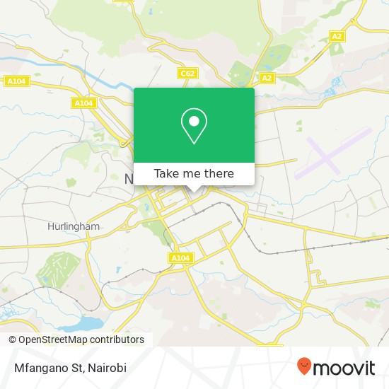 Mfangano St map