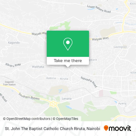 St. John The Baptist Catholic Church Riruta map