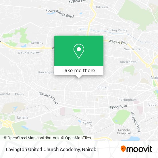 Lavington United Church Academy map