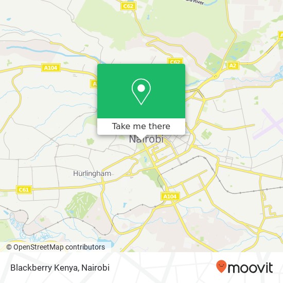 Blackberry Kenya map