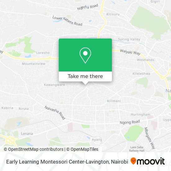 Early Learning Montessori Center-Lavington map