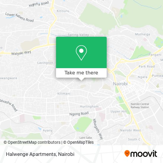 Halwenge Apartments map