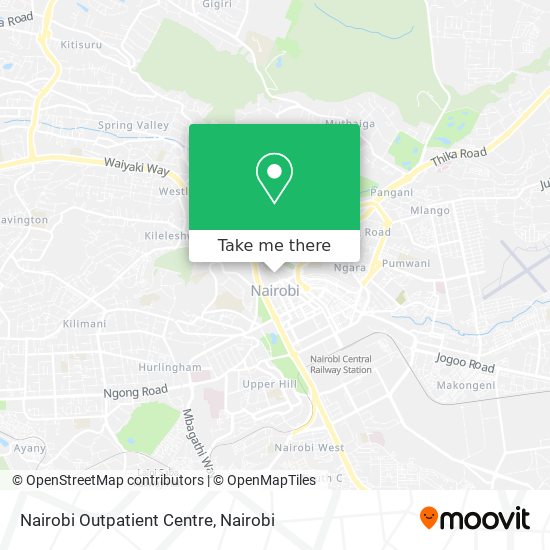 Nairobi Outpatient Centre map