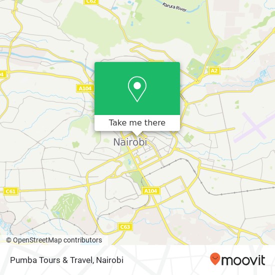 Pumba Tours & Travel map