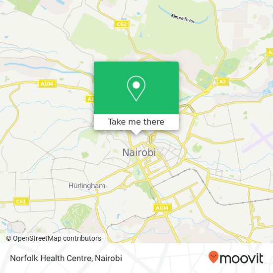 Norfolk Health Centre map