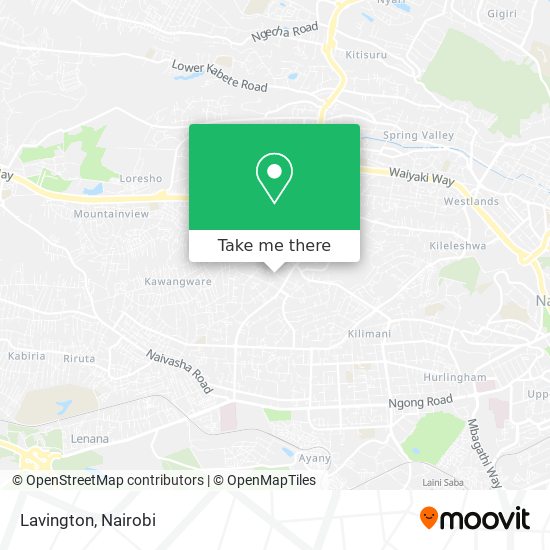 Lavington map