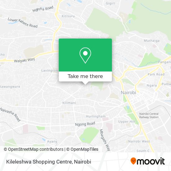 Kileleshwa Shopping Centre map