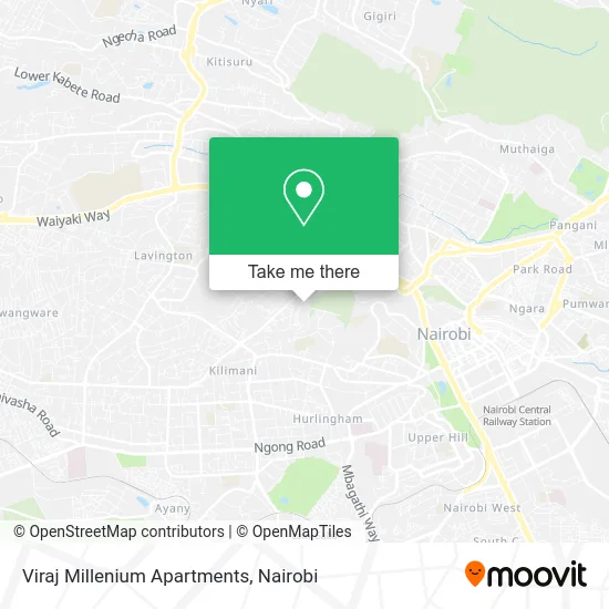 Viraj Millenium Apartments map