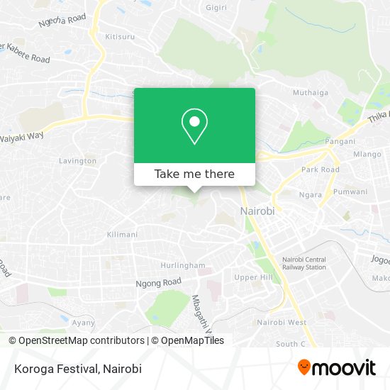 Koroga Festival map