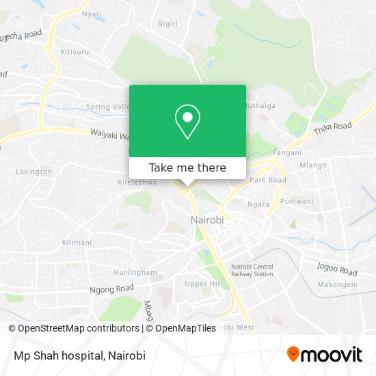 Mp Shah hospital map