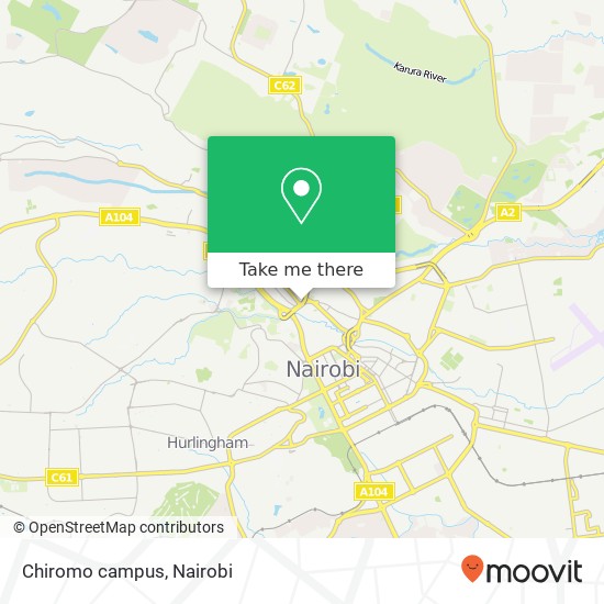 Chiromo campus map