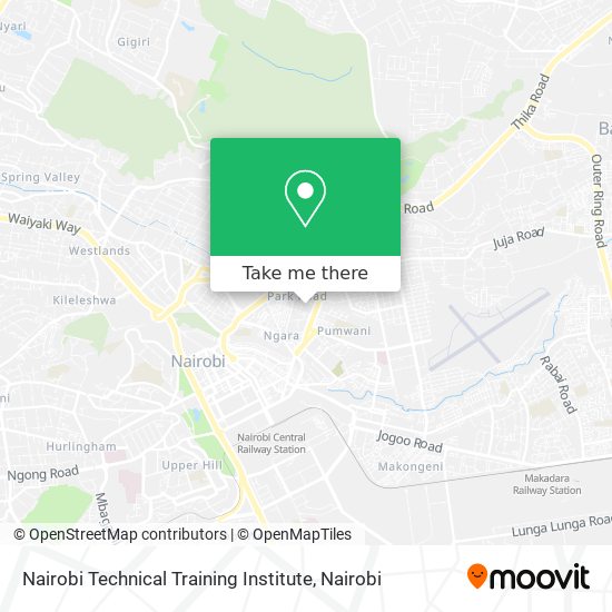 Nairobi Technical Training Institute map