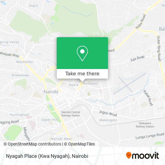 Nyagah Place (Kwa Nyagah) map