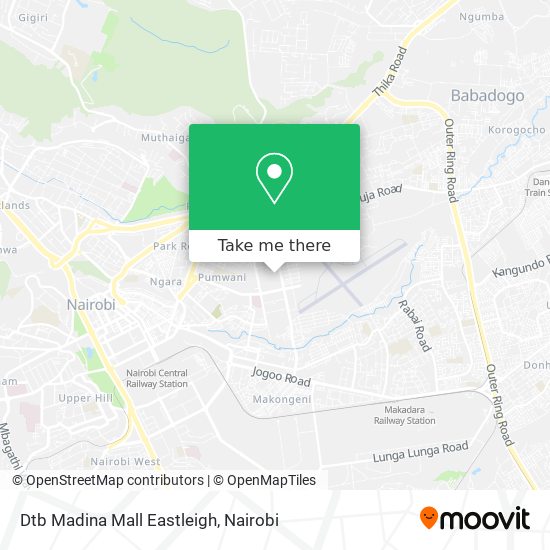 Dtb Madina Mall Eastleigh map