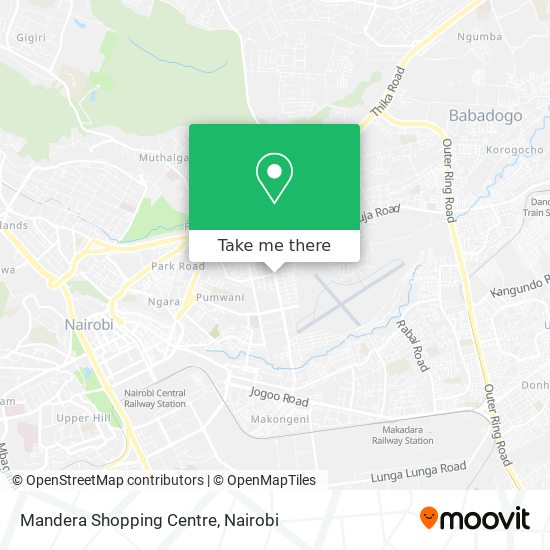 Mandera Shopping  Centre map