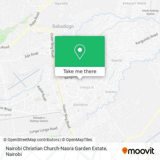 Nairobi Christian Church-Nasra Garden Estate map