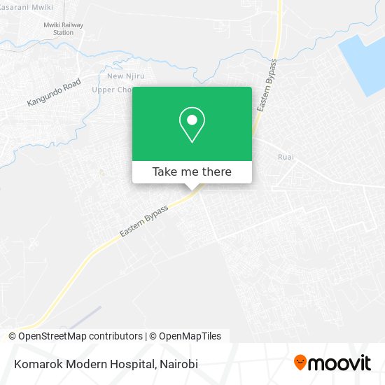 Komarok Modern Hospital map