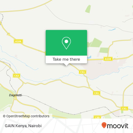 GAIN Kenya map