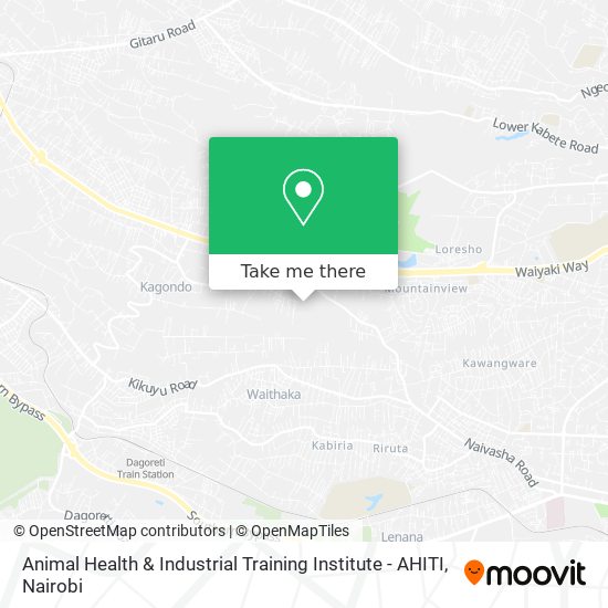 Animal Health & Industrial Training Institute - AHITI map