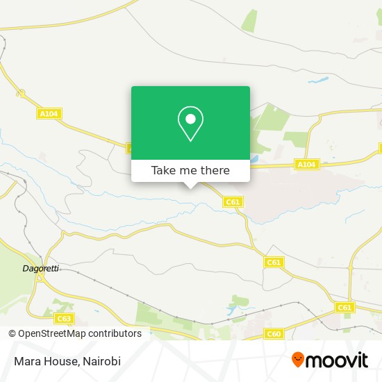 Mara House map