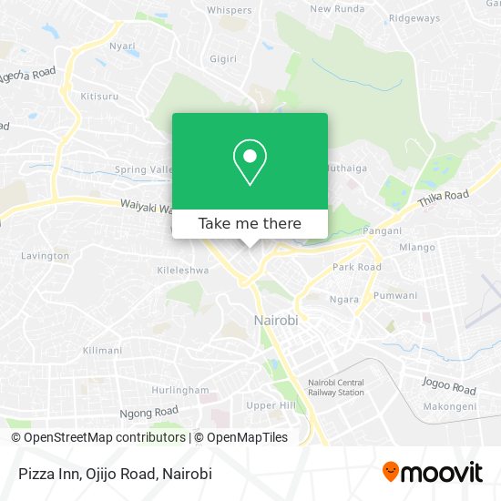 Pizza Inn, Ojijo Road map