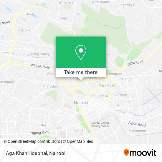 Aga Khan Hospital map