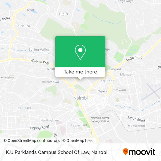 K.U Parklands Campus School Of Law map