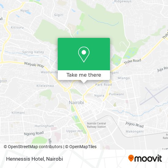 Hennessis Hotel map