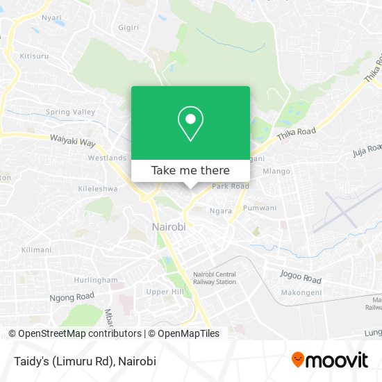 Taidy's (Limuru Rd) map