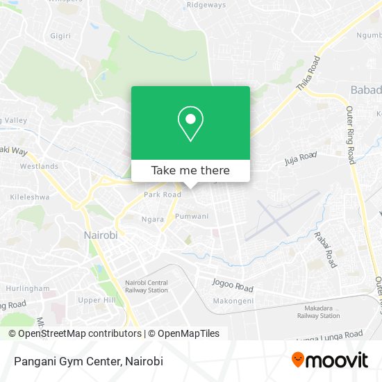 Pangani Gym Center map