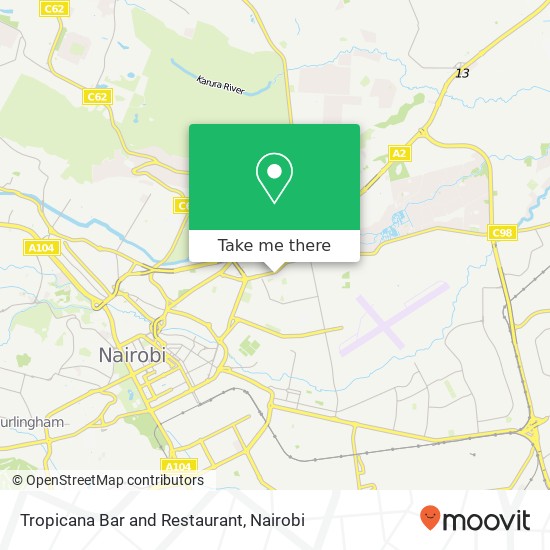 Tropicana Bar and Restaurant map
