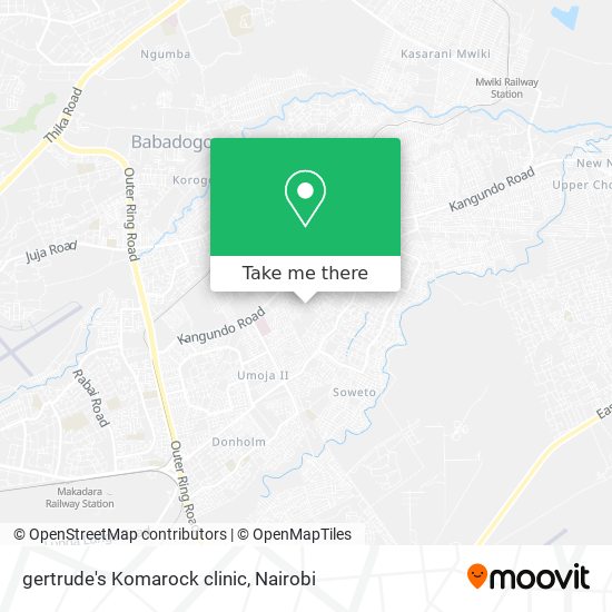 gertrude's Komarock clinic map