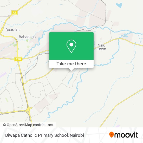 Diwapa Catholic Primary School map