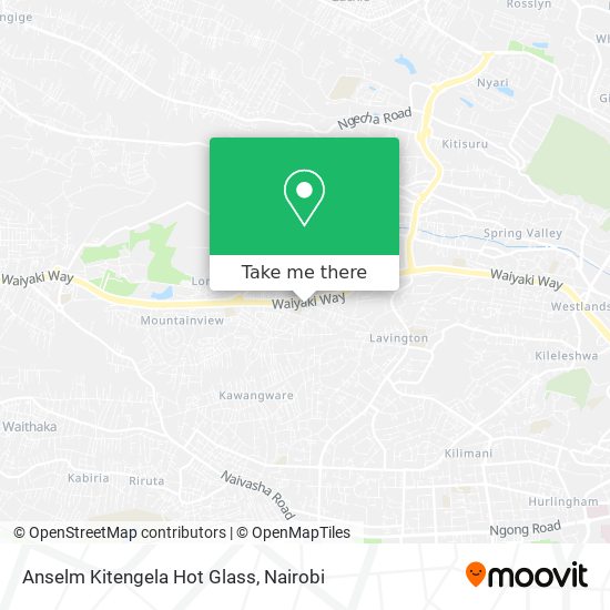 Anselm Kitengela Hot Glass map