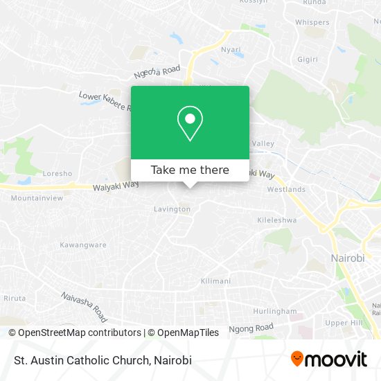 St. Austin Catholic Church map