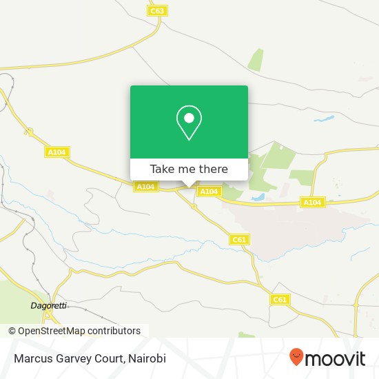 Marcus Garvey Court map