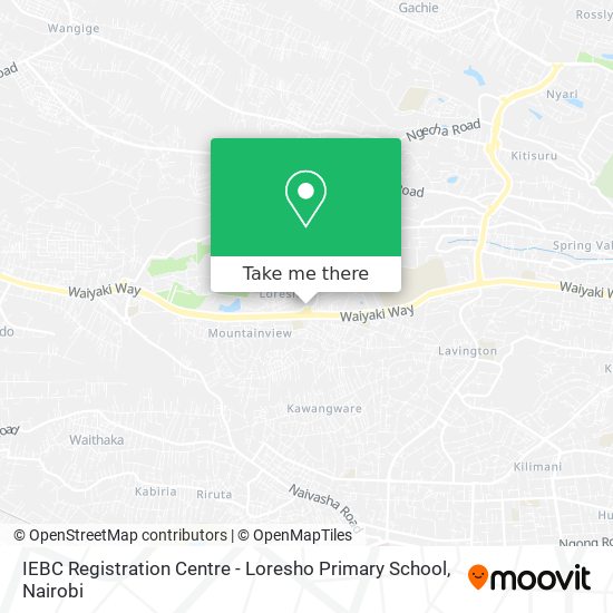 IEBC Registration Centre - Loresho Primary School map