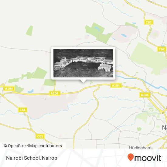 Nairobi School map