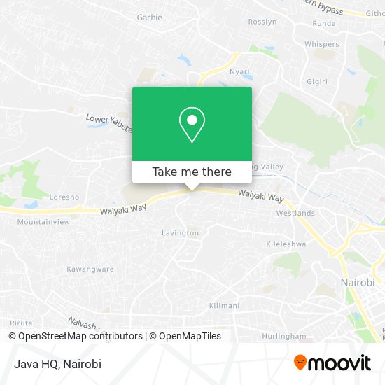 Java HQ map