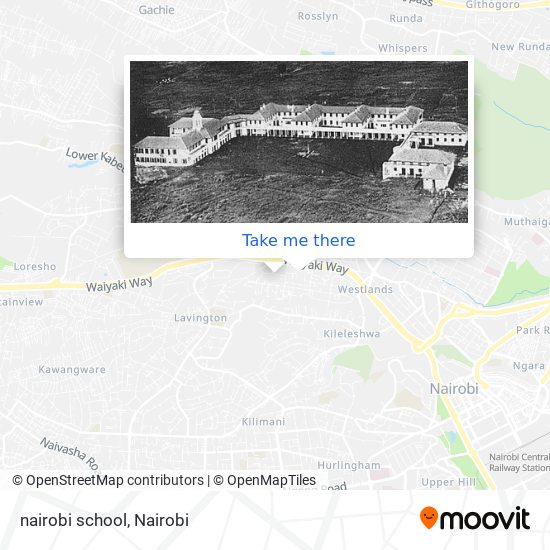 nairobi school map