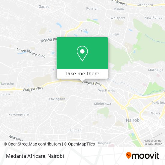 Medanta Africare map